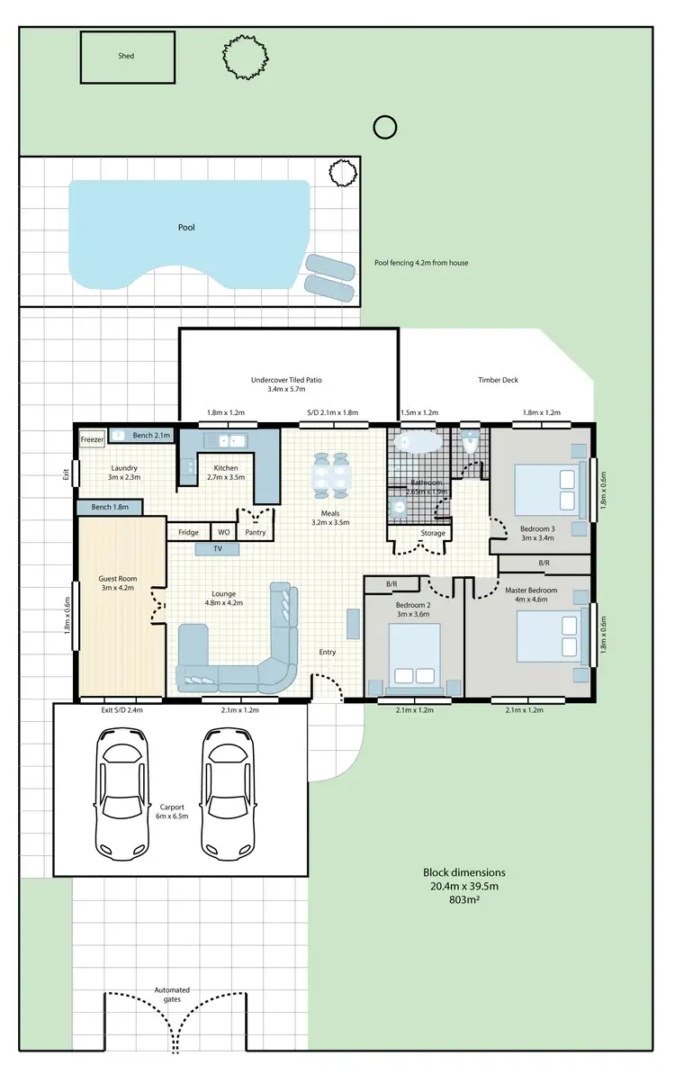 Floorplan of Homely house listing, 42 Finucane Road, Capalaba QLD 4157