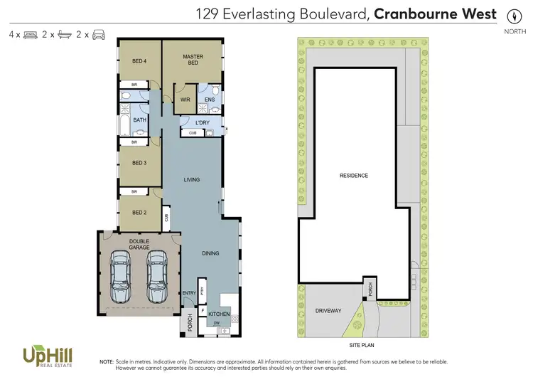 Floorplan of Homely house listing, 129 Everlasting Boulevard, Cranbourne West VIC 3977