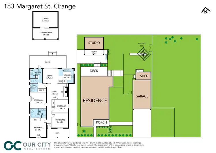 Floorplan of Homely house listing, 183 Margaret Street, Orange NSW 2800