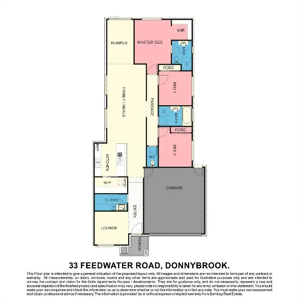 Floorplan of Homely house listing, 33 feedwater road, Donnybrook VIC 3064