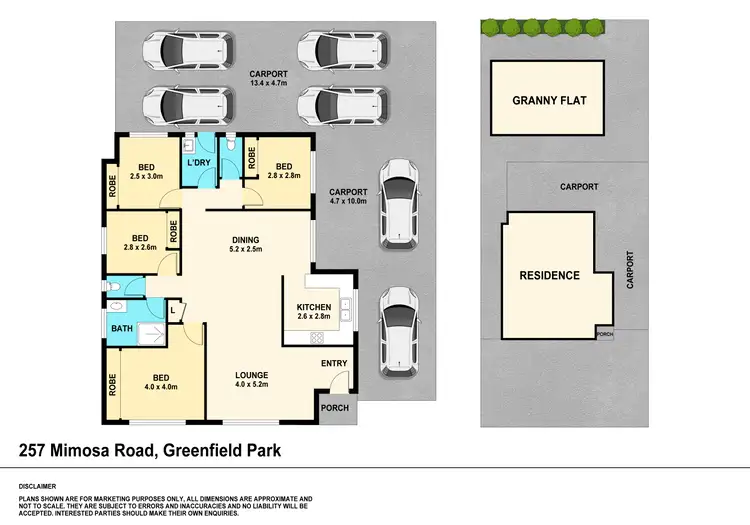 Floorplan of Homely house listing, 257 Mimosa Road, Greenfield Park NSW 2176