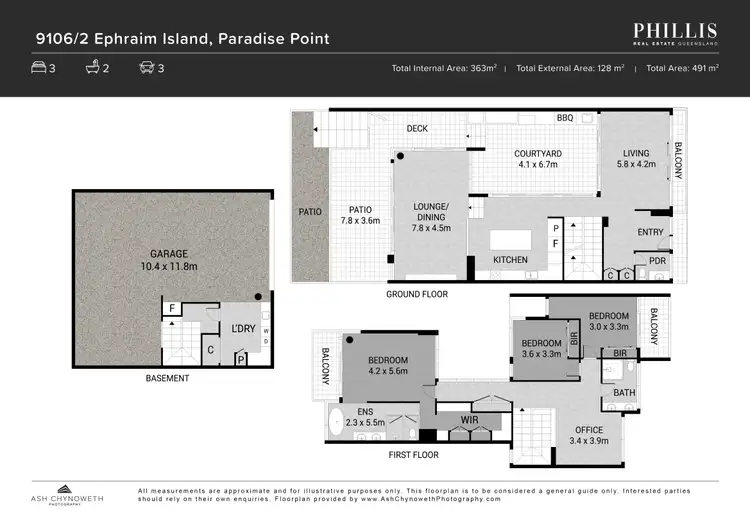 Floorplan of Homely house listing, 9106/2 Ephraim Island, Paradise Point QLD 4216