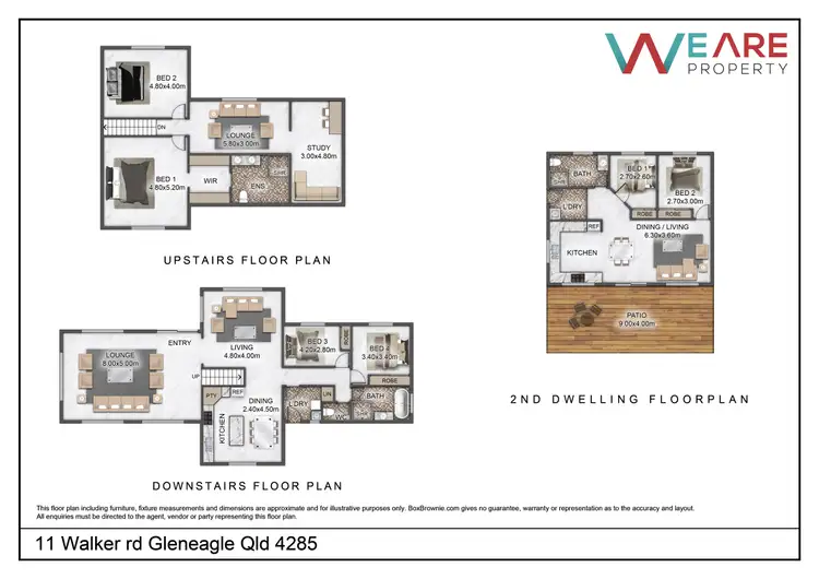 Floorplan of Homely house listing, 11 Walker Road, Gleneagle QLD 4285