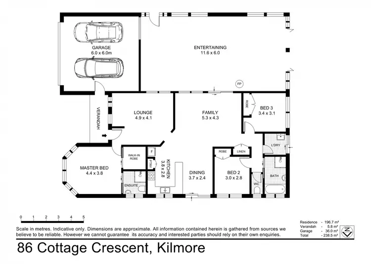 Floorplan of Homely house listing, 86 Cottage Crescent, Kilmore VIC 3764