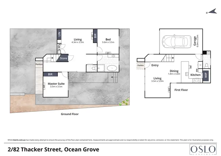 Floorplan of Homely house listing, 2/82 Thacker Street, Ocean Grove VIC 3226