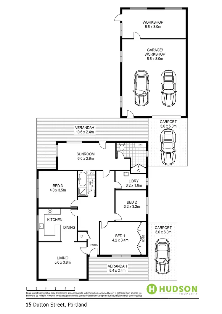 Floorplan of Homely house listing, 15 Dutton Street, Portland VIC 3305