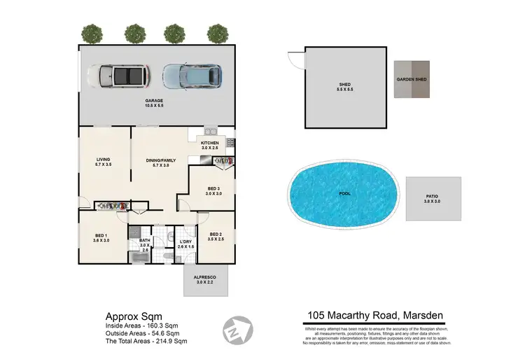 Floorplan of Homely house listing, 105 Macarthy Rd, Marsden QLD 4132