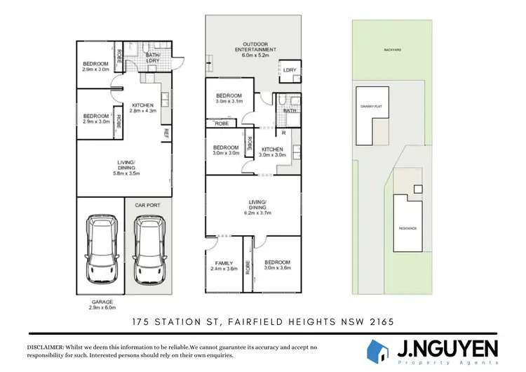 Floorplan of Homely house listing, 175 Station Street, Fairfield Heights NSW 2165