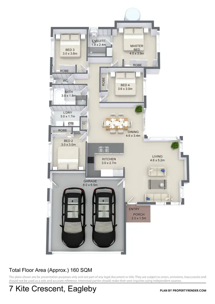 Floorplan of Homely house listing, 7 Kite Crescent, Eagleby QLD 4207
