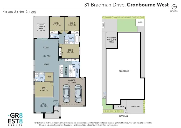 Floorplan of Homely house listing, 31 BRADMAN DRIVE, Cranbourne West VIC 3977