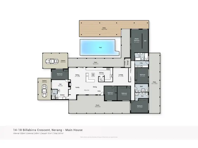 Floorplan of Homely house listing, 14-18 Billabirra Crescent, Nerang QLD 4211