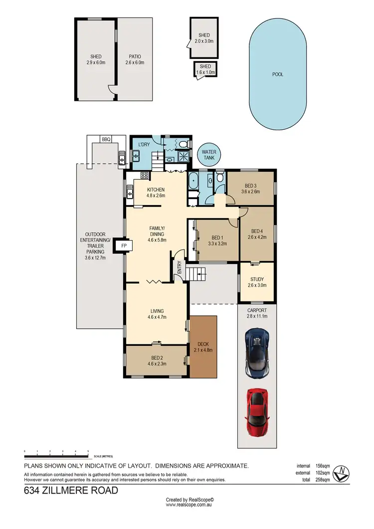 Floorplan of Homely house listing, 634 Zillmere Road, Aspley QLD 4034