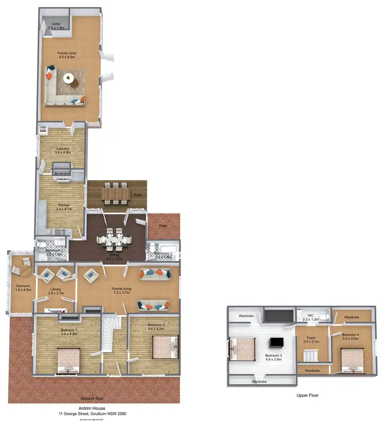 Floorplan of Homely house listing, 11 George Street, Goulburn NSW 2580