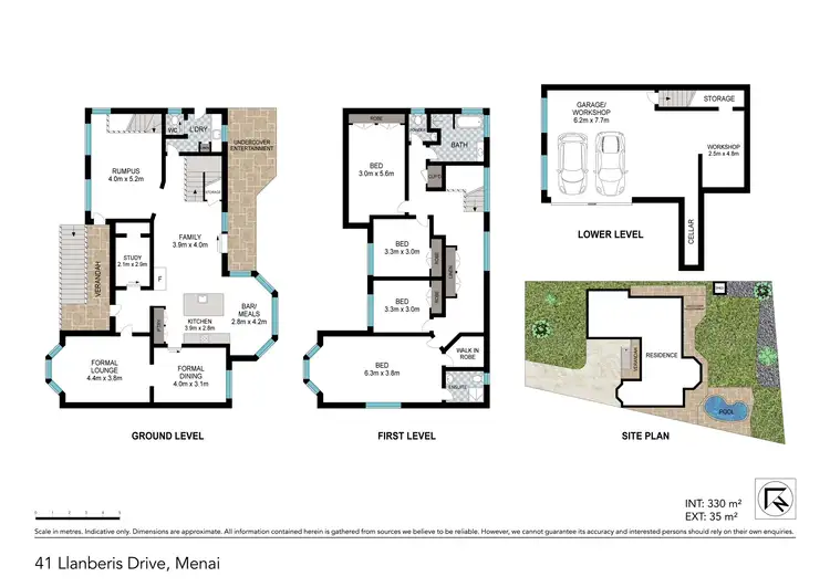 Floorplan of Homely house listing, 41 Llanberis Drive, Menai NSW 2234