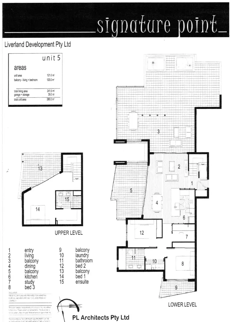 Floorplan of Homely apartment listing, 74 Dengate Lane, St Lucia QLD 4067