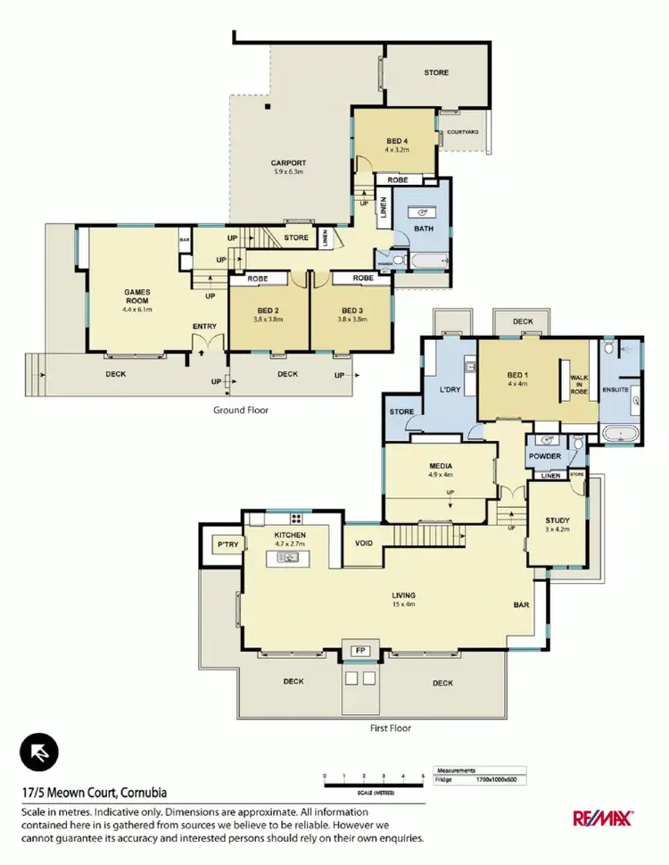 Floorplan of Homely house listing, 17/5 Meown Court, Cornubia QLD 4130