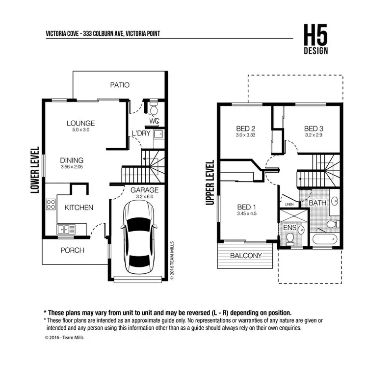 Floorplan of Homely townhouse listing, 37 333 COLBURN AVENUE, Victoria Point QLD 4165
