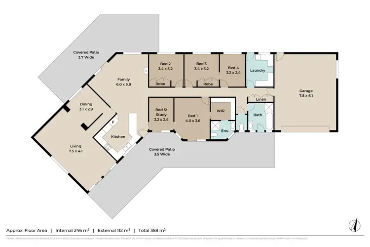 Floorplan of Homely house listing, 9 Noval Court, Bellbowrie QLD 4070