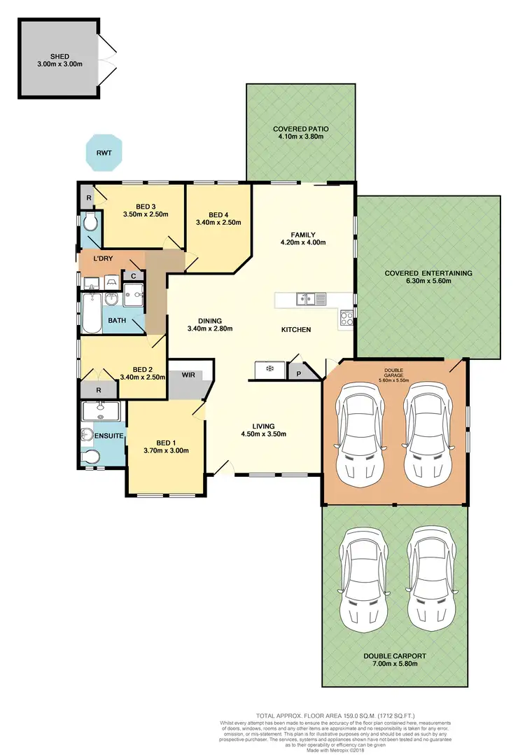 Floorplan of Homely house listing, 11 Cassowary Street, Doolandella QLD 4077