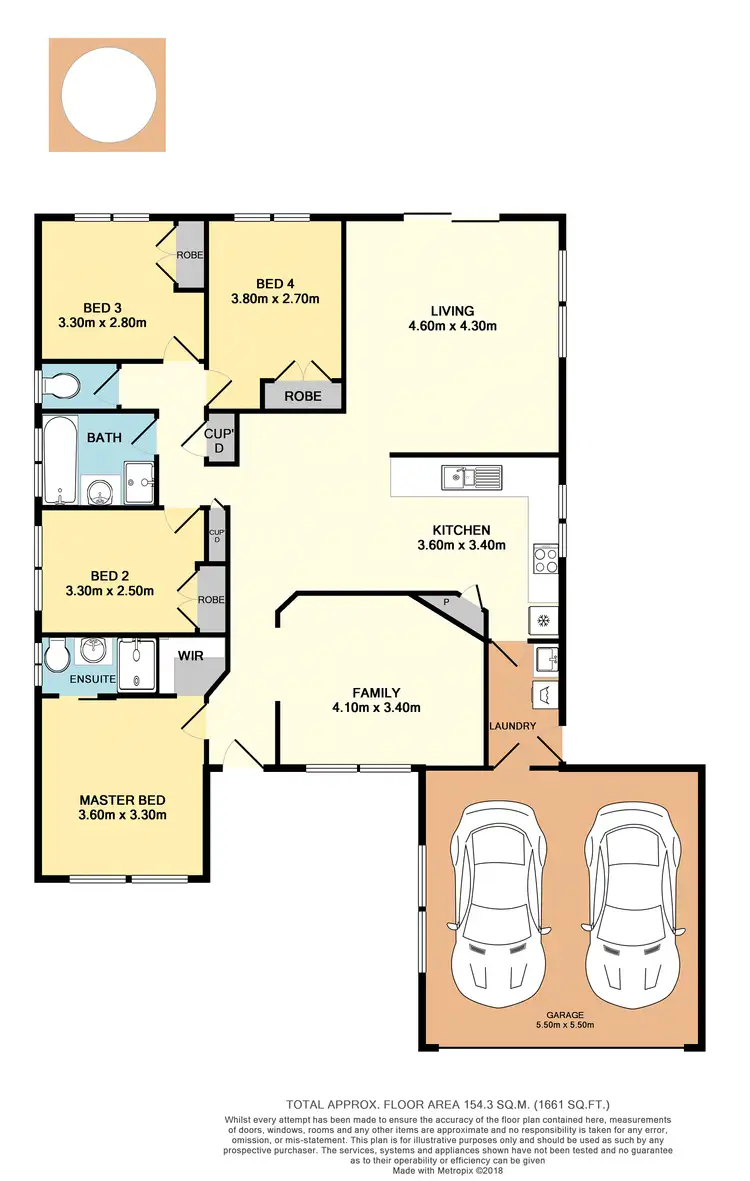Floorplan of Homely house listing, 12 Bensley Place, Riverhills QLD 4074