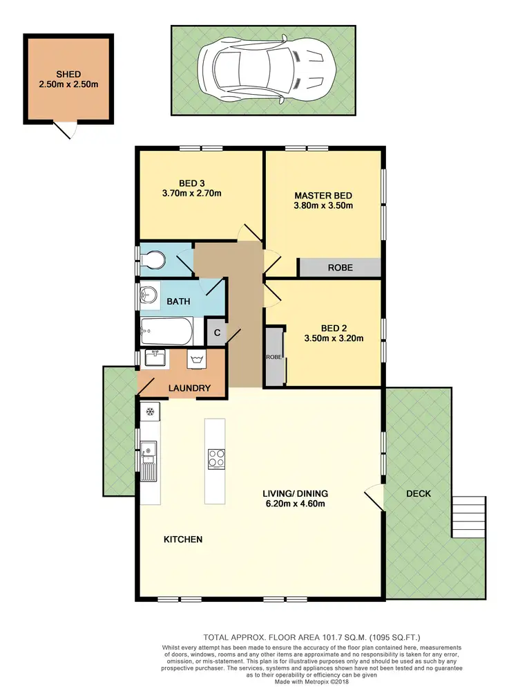 Floorplan of Homely house listing, 7 Wagtail Street, Inala QLD 4077