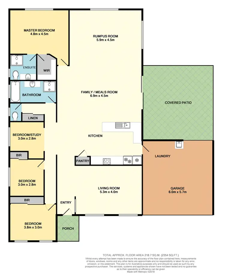 Floorplan of Homely house listing, 18 Robson Street, Forest Lake QLD 4078