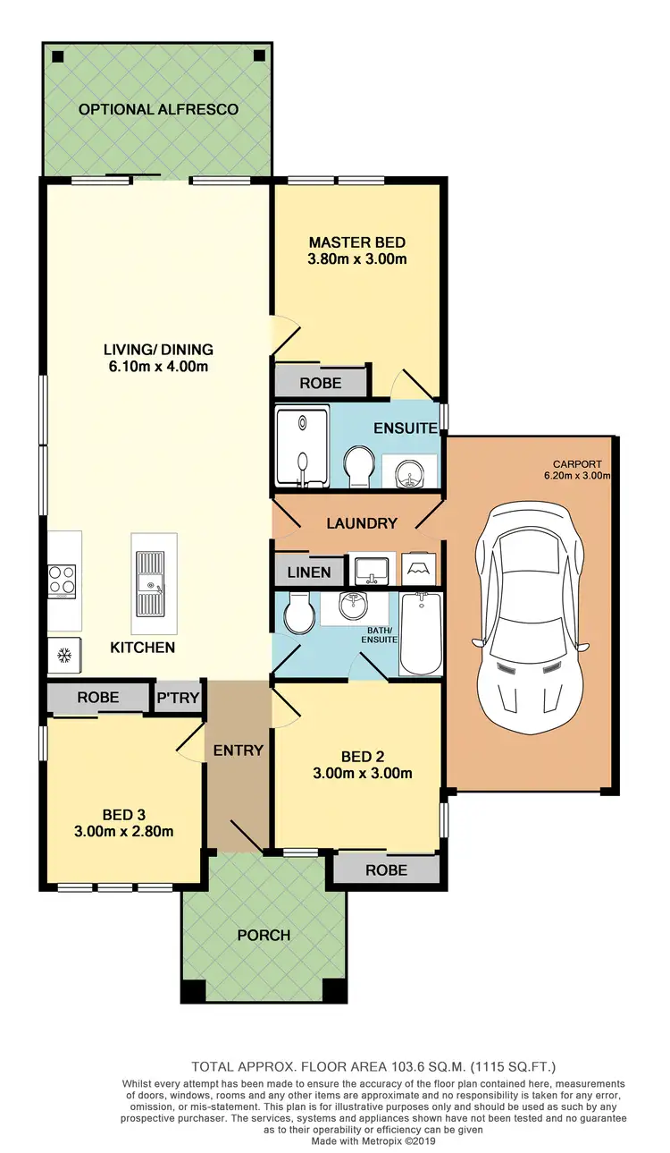 Floorplan of Homely house listing, 71 Fantail Avenue, Redbank Plains QLD 4301