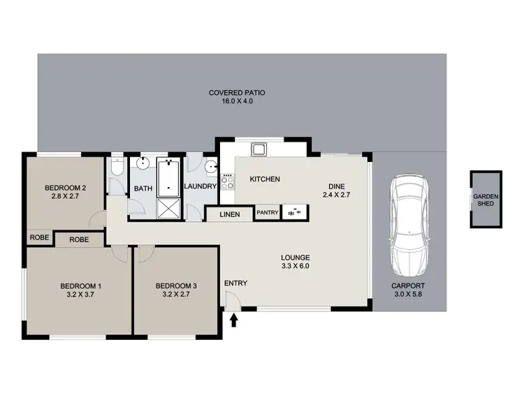 Floorplan of Homely house listing, 92 Julie Street, Crestmead QLD 4132