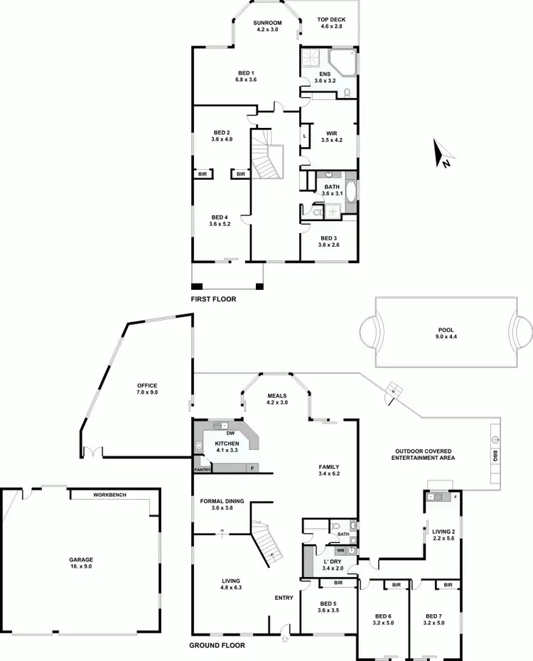 Floorplan of Homely house listing, 10 Dampier Crescent, Drewvale QLD 4116