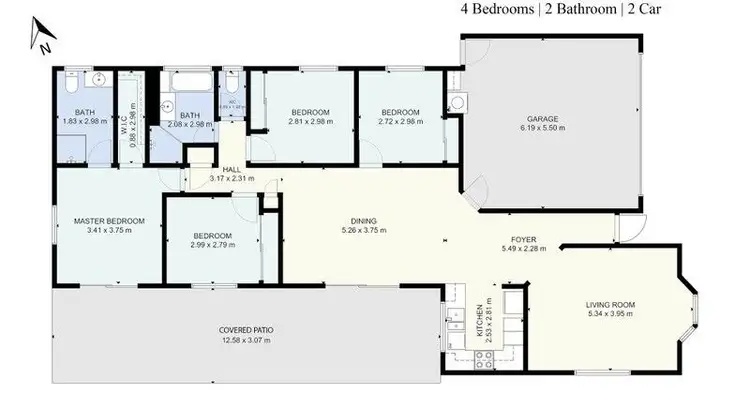 Floorplan of Homely house listing, 11 Samson Street, North Lakes QLD 4509