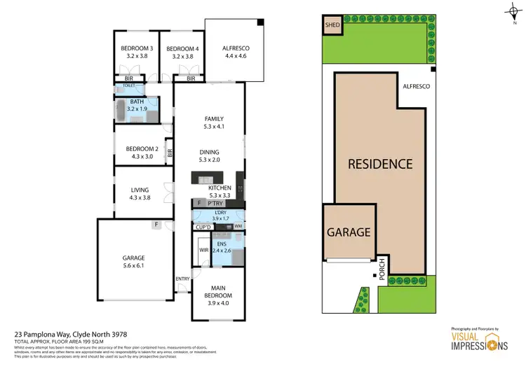 Floorplan of Homely house listing, 23 Pamplona Way, Clyde North VIC 3978