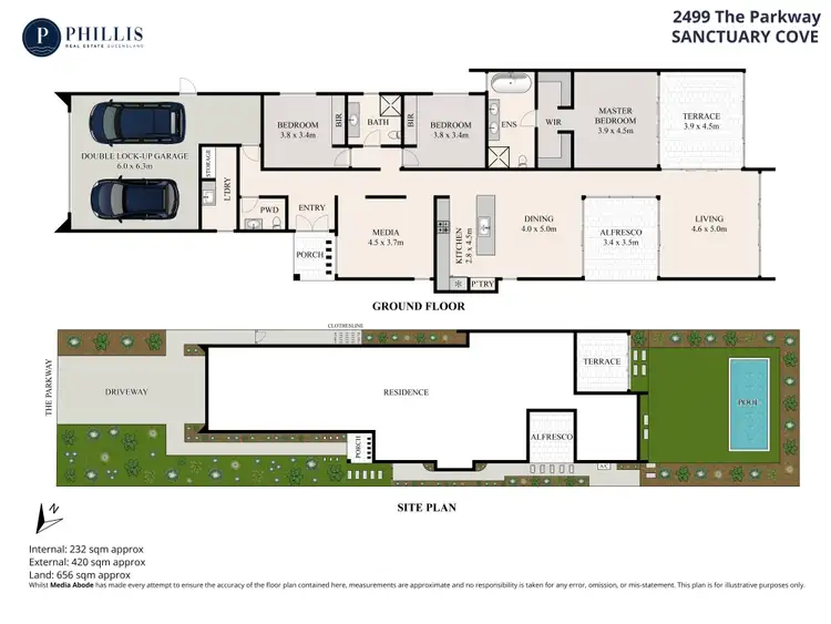 Floorplan of Homely house listing, 2499 The Parkway, Sanctuary Cove QLD 4212