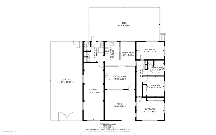 Floorplan of Homely house listing, 52 Sardon Street, Centenary Heights QLD 4350