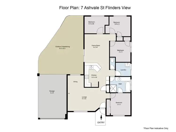 Floorplan of Homely house listing, 7 Ashvale Street, Flinders View QLD 4305