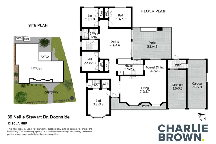 Floorplan of Homely house listing, 39 Nellie Stewart Drive, Doonside NSW 2767