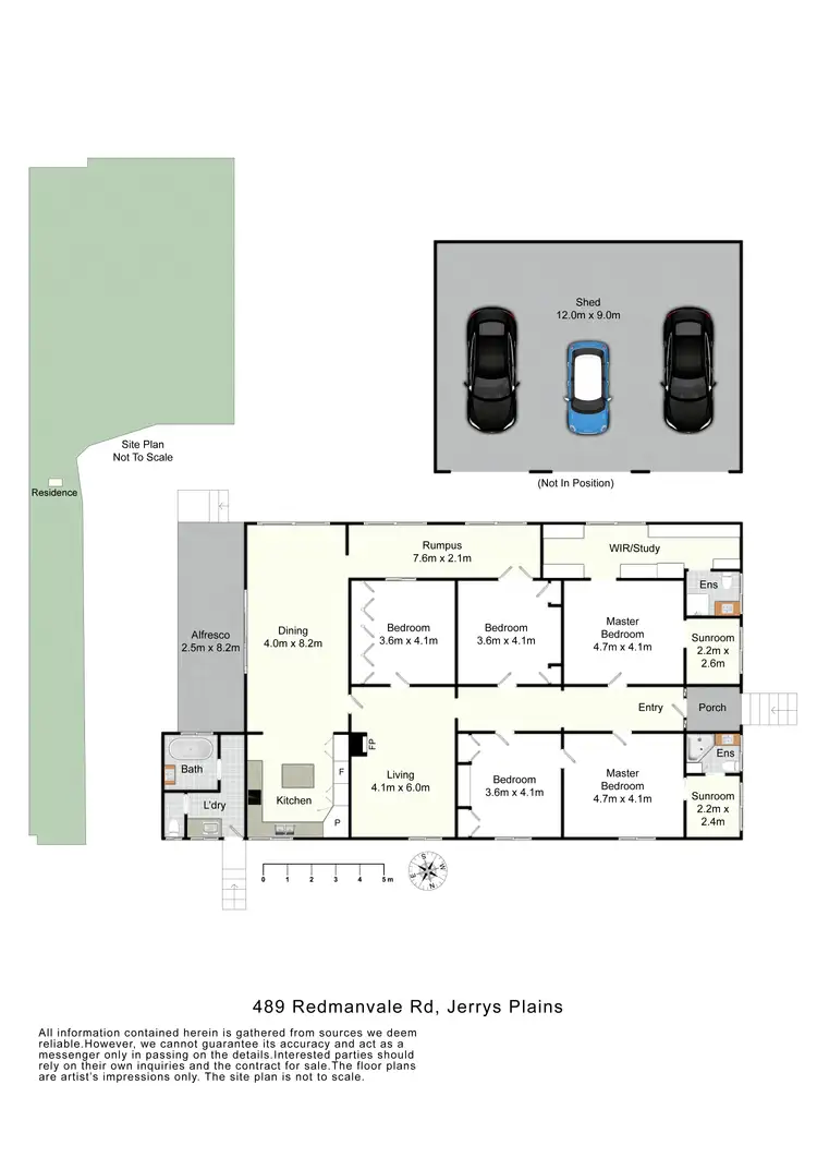 Floorplan of Homely rural property listing, 489 Redmanvale Road, Jerrys Plains NSW 2330
