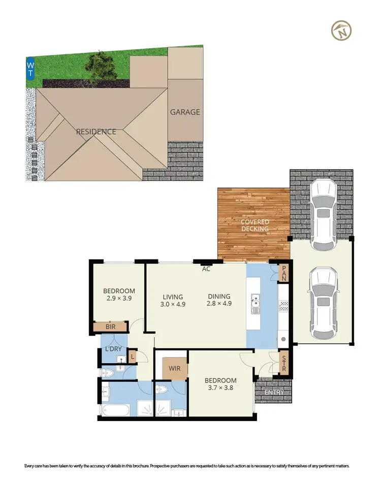 Floorplan of Homely unit listing, 3/227 Outlook Drive, Dandenong North VIC 3175