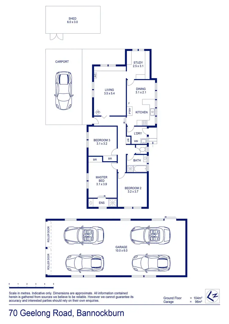 Floorplan of Homely house listing, 70 Geelong Road, Bannockburn VIC 3331