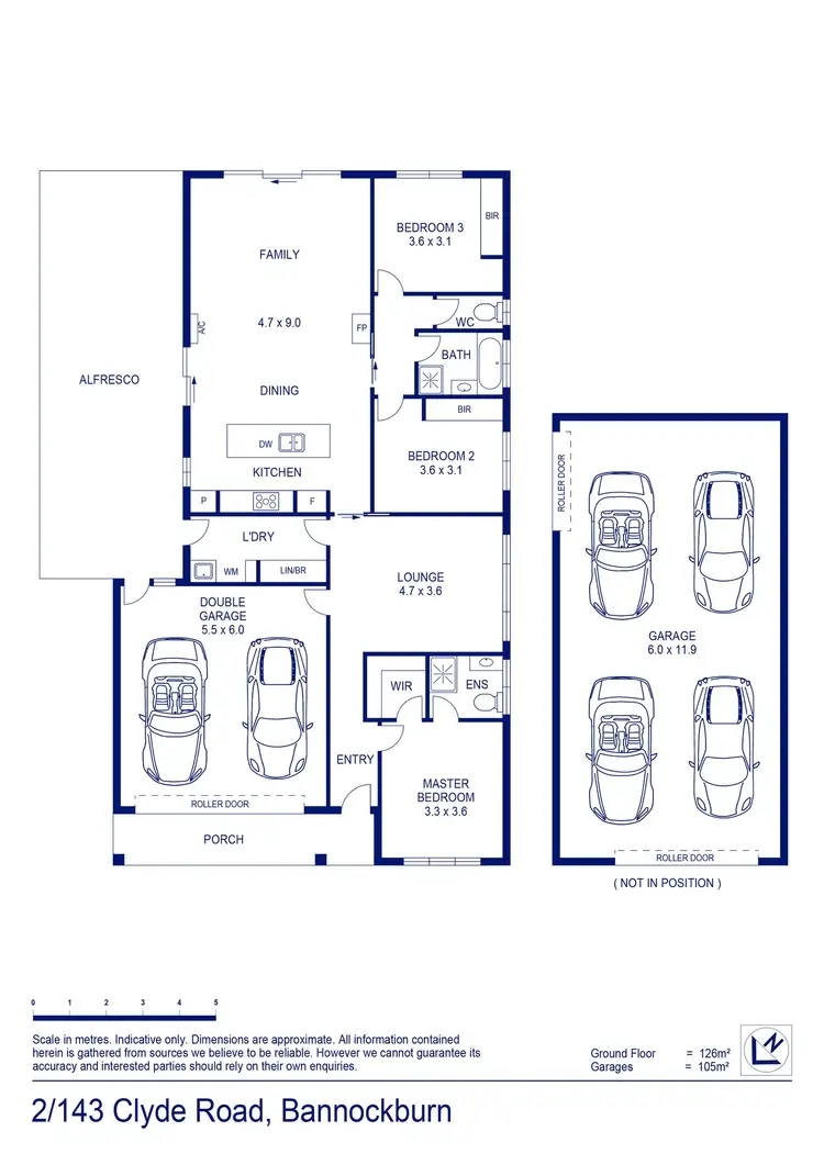Floorplan of Homely house listing, LOT 2, 143 Clyde Road, Bannockburn VIC 3331