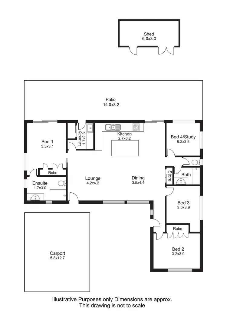 Floorplan of Homely house listing, 27 Fishburn Street, Bentley Park QLD 4869