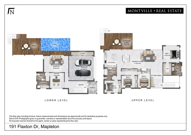 Floorplan of Homely house listing, 191 Flaxton Drive, Mapleton QLD 4560