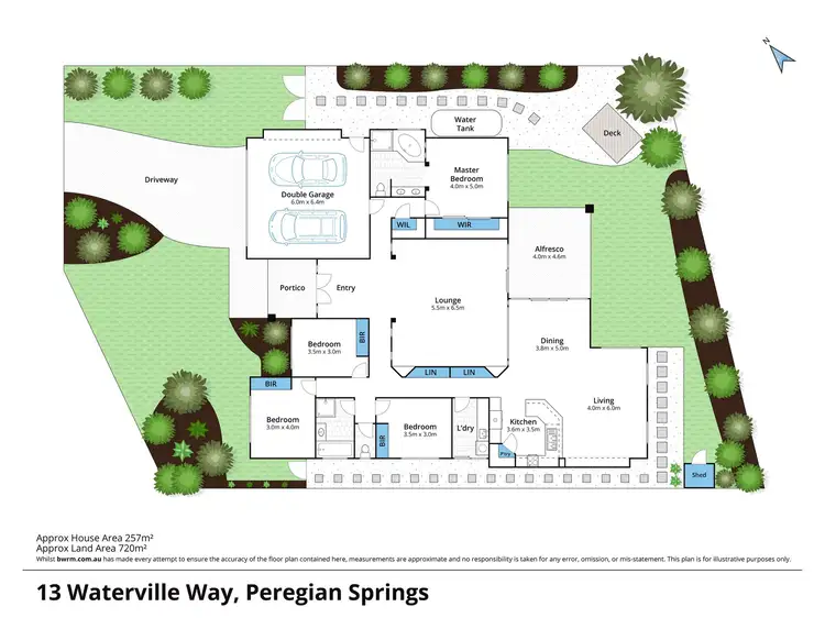 Floorplan of Homely house listing, 13 Waterville Way, Peregian Springs QLD 4573