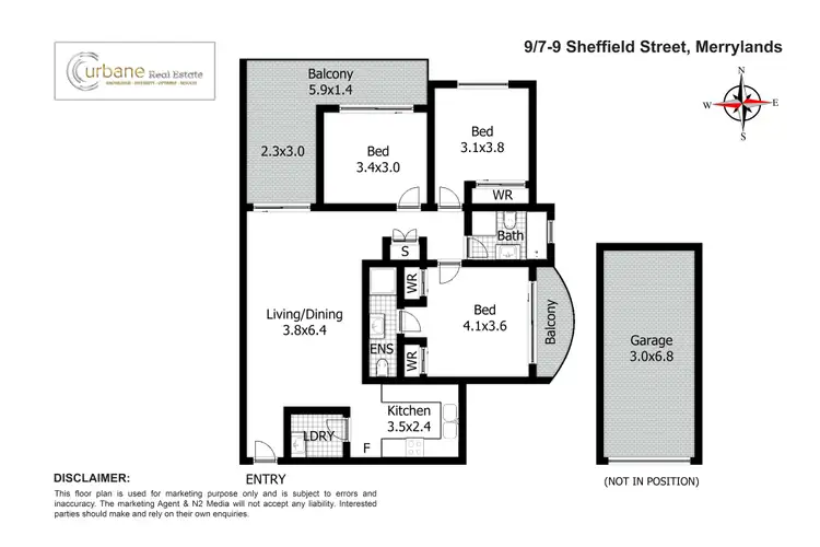 Floorplan of Homely unit listing, 12/7-9 Sheffield Street, Merrylands NSW 2160