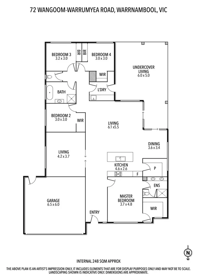 Floorplan of Homely house listing, 72 Wangoom Road, Warrnambool VIC 3280