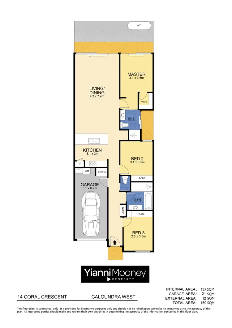 Floorplan of Homely house listing, 14 Coral Crescent, Caloundra West QLD 4551
