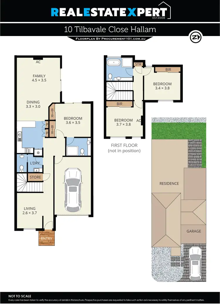 Floorplan of Homely townhouse listing, 10 Tilbavale Close, Hallam VIC 3803