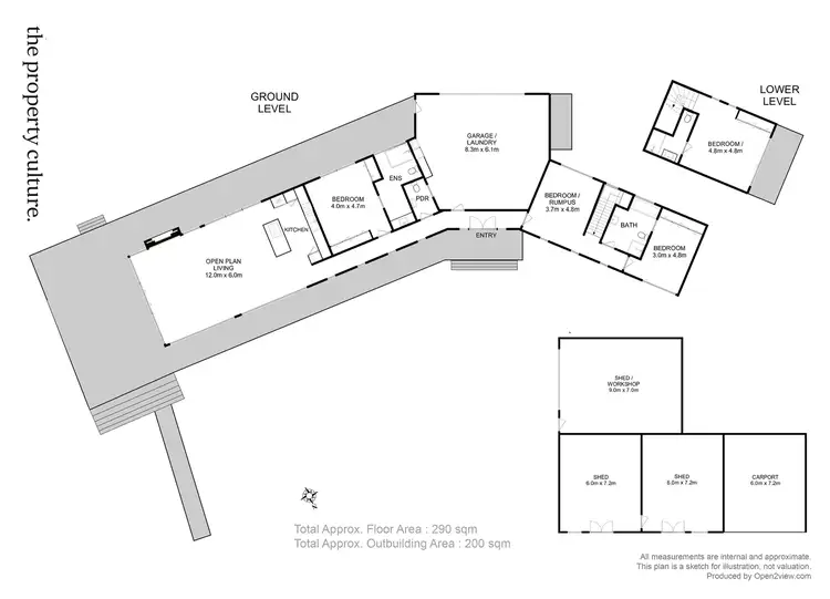Floorplan of Homely house listing, 54 Thorpe Road, Crabtree TAS 7109