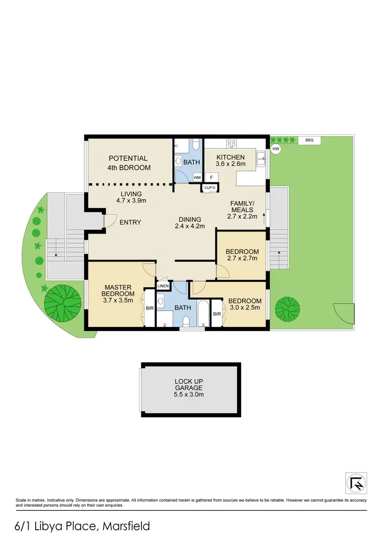 Floorplan of Homely villa listing, 6/1 Libya Place, Marsfield NSW 2122