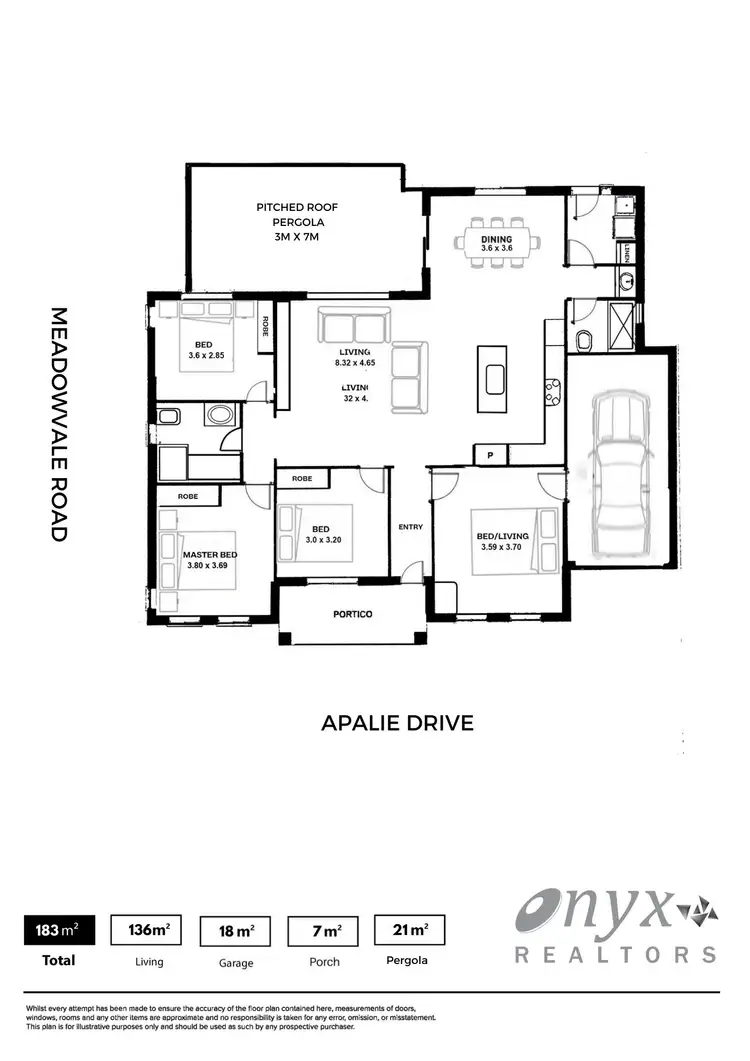 Floorplan of Homely house listing, 34 Meadowvale Road, Modbury SA 5092