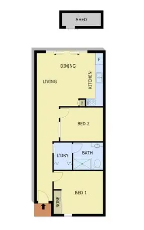 Floorplan of Homely apartment listing, 3/302 Golf Links Road, Narre Warren VIC 3805